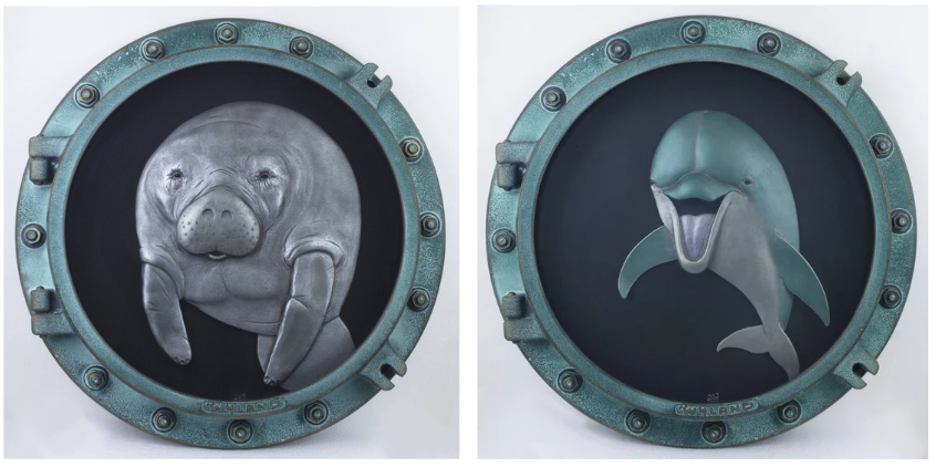 Picture of Manatee and Dolphin Portholes